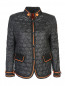 Стеганая куртка с металлическими пуговицами Ermanno Scervino  –  Общий вид