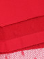 Трикотажное платье с декоративной вставкой из сетки Red Valentino  –  Деталь