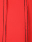 Юбка из шерсти в складку с контрастной отделкой Moschino Boutique  –  Деталь1