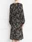 Платье-миди с абстрактным узором Persona by Marina Rinaldi  –  Модель Верх-Низ1