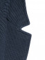 Трикотажный пиджак из смесового хлопка с накладным карманом Ermenegildo Zegna  –  Деталь1