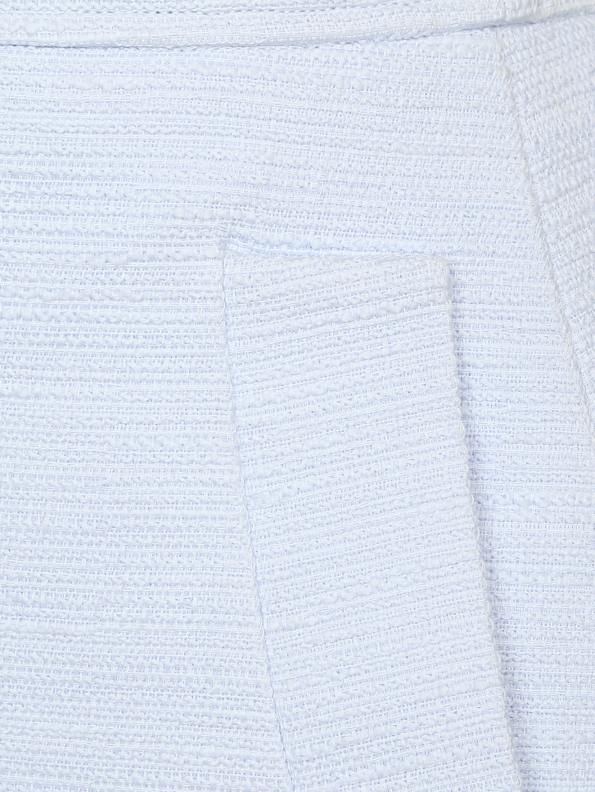 Юбка-мини из фактурной ткани Tara Jarmon  –  Деталь1  – Цвет:  Синий