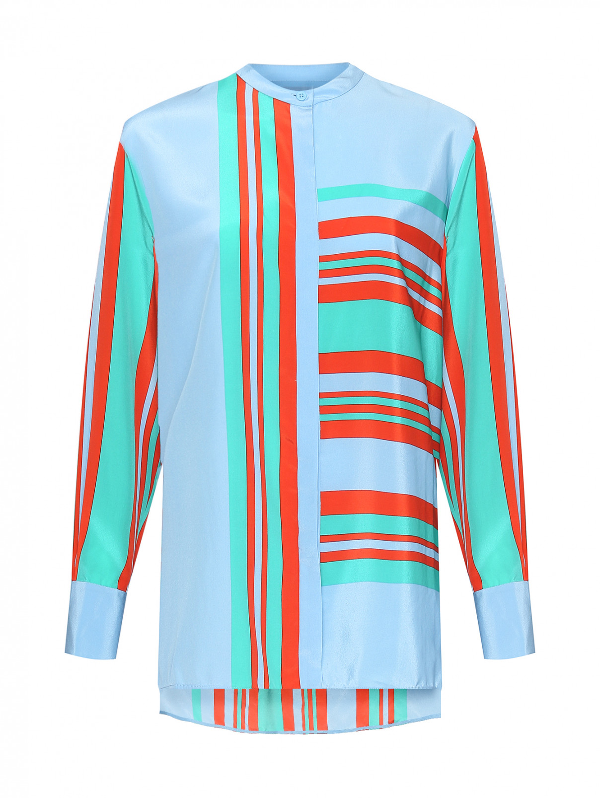 Оверсайз блуза из шелка DVF  –  Общий вид