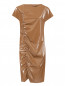 Платье из вискозы со сборками Marina Rinaldi  –  Общий вид