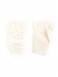 Перчатки из шерсти с бархатным бантиком IL Trenino  –  Общий вид