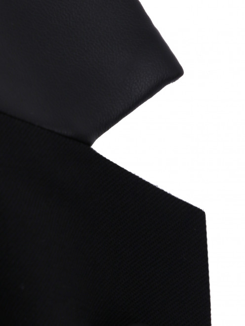 Пиджик классический из шерсти с логотипом - Деталь1