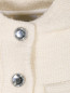 Пальто из шерсти с накладными карманами Moschino Cheap&Chic  –  Деталь