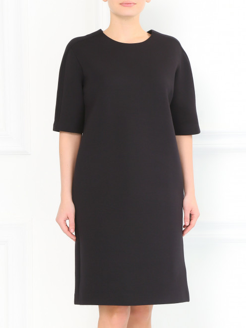Платье из плотного хлопка с боковыми карманами Jil Sander - Модель Верх-Низ