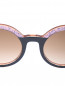 Солнцезащитные очки в оправе из пластика декорированные блестками Jimmy Choo  –  Деталь1