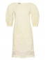 Платье-мини из хлопка с вышивкой Alberta Ferretti  –  Общий вид