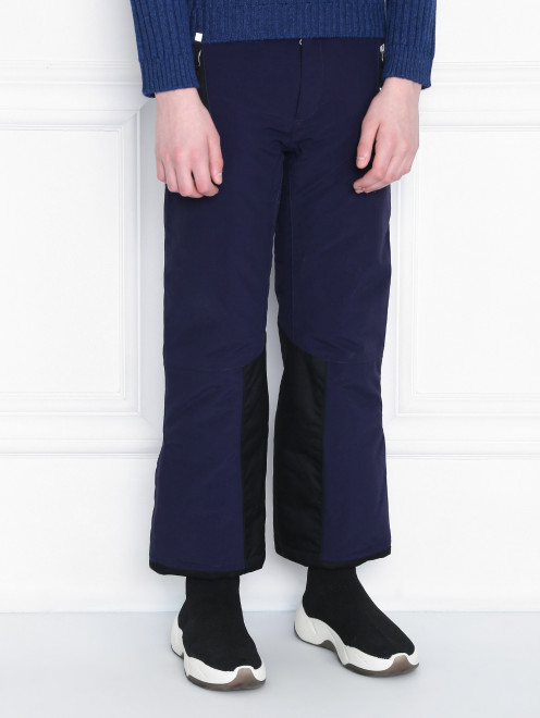 Утепленные брюки с контрастными вставками Molo - МодельВерхНиз