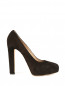 Замшевые туфли на высоком каблуке Le Silla  –  Обтравка1