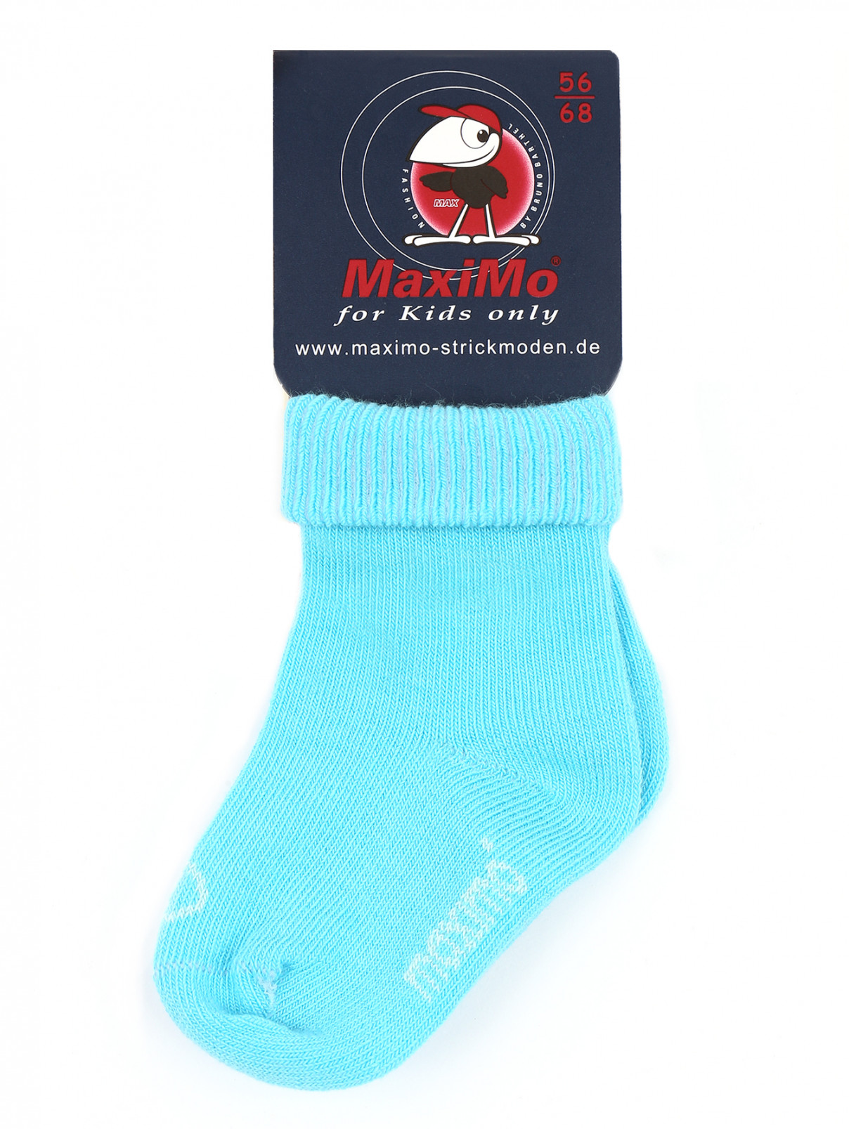 Носки из хлопка с принтом Maximo  –  Общий вид  – Цвет:  Синий