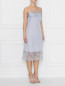 Платье в бельевом стиле декорированное кружевом Marina Rinaldi  –  МодельВерхНиз