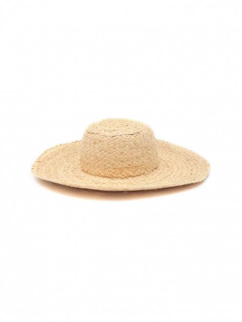 Шляпа из соломы с вышивкой - Обтравка2
