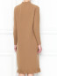 Платье из шерсти прямого кроя с бахромой Weekend Max Mara  –  МодельВерхНиз1