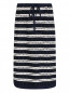 Трикотажная юбка с узором полоска Max&Co  –  Общий вид