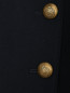 Пальто из шерсти двубортное с металлическими пуговицами Burberry  –  Деталь