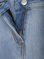 Укороченные джинсы с бахромой Persona by Marina Rinaldi  –  Деталь