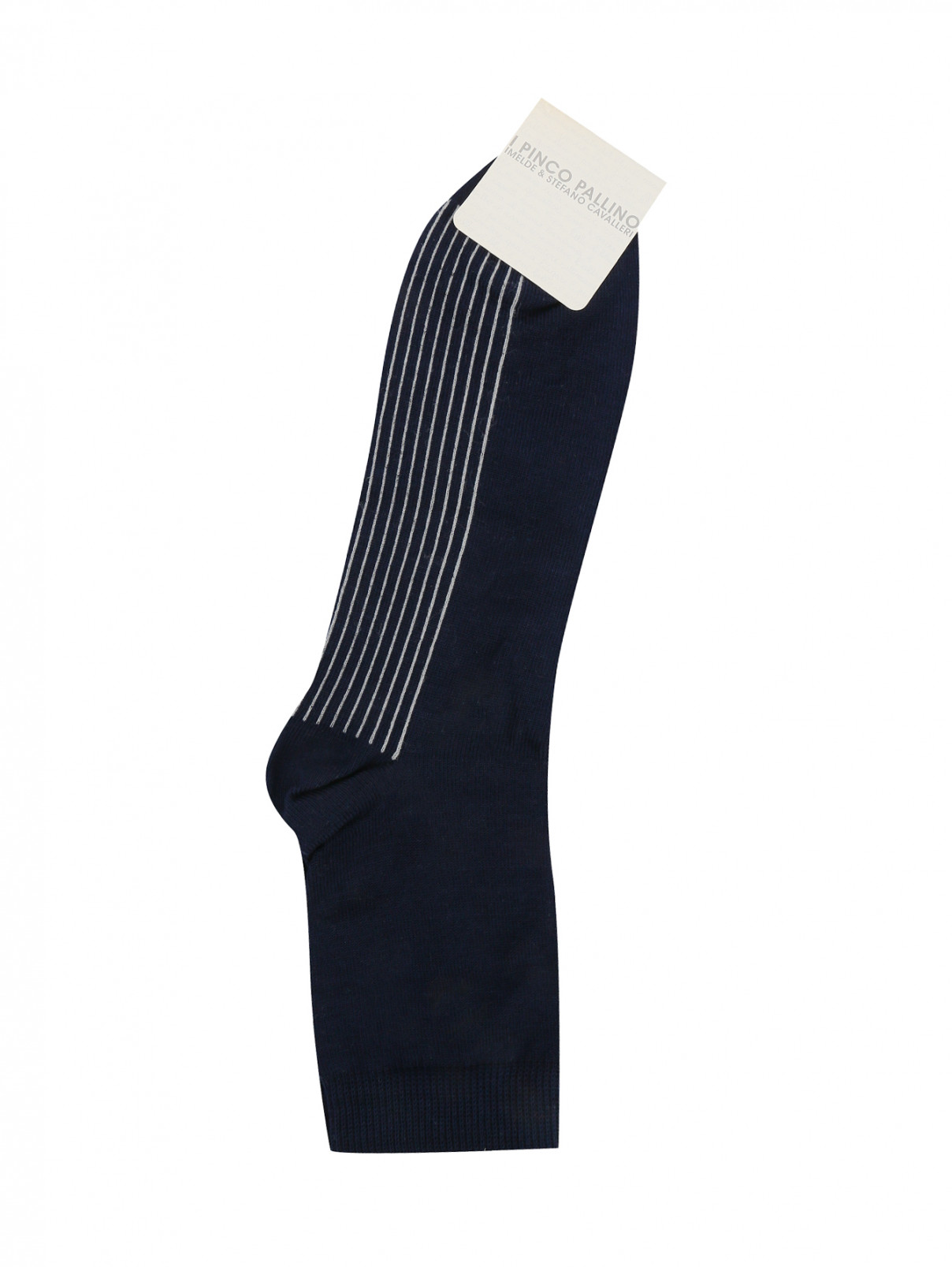 Носки из хлопка с принтом I Pinco Pallino  –  Общий вид  – Цвет:  Синий