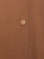 Юбка из вискозы и шерсти на кнопках с карманами Burberry  –  Деталь1