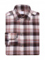 Рубашка из хлопка с узором на пуговицах Giampaolo  –  Общий вид