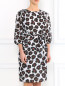Шелковое платье свободного кроя Moschino Boutique  –  Модель Верх-Низ
