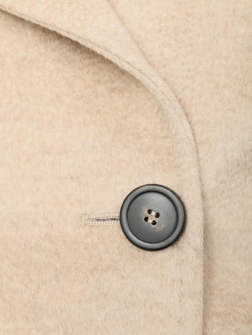 Двубортное пальто из шерсти - Деталь