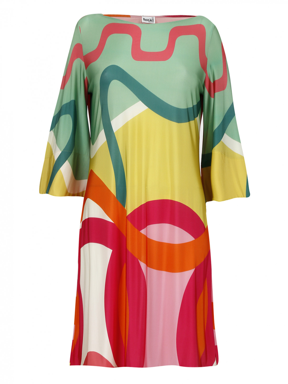 Пляжное платье с принтом Passo Jazz  –  Общий вид  – Цвет:  Узор