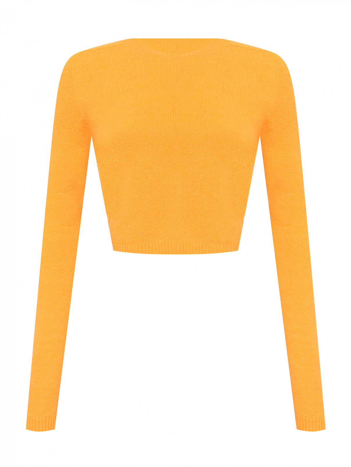 Джемпер из смесовой шерсти Max&Co  –  Общий вид  – Цвет:  Оранжевый