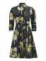 Платье-миди из хлопка с цветочным узором Jean Paul Gaultier  –  Общий вид