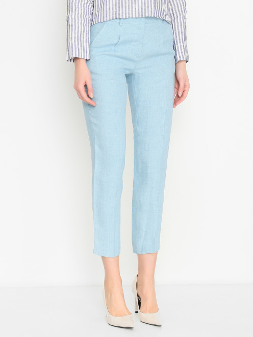 Брюки из льна Weekend Max Mara - МодельВерхНиз