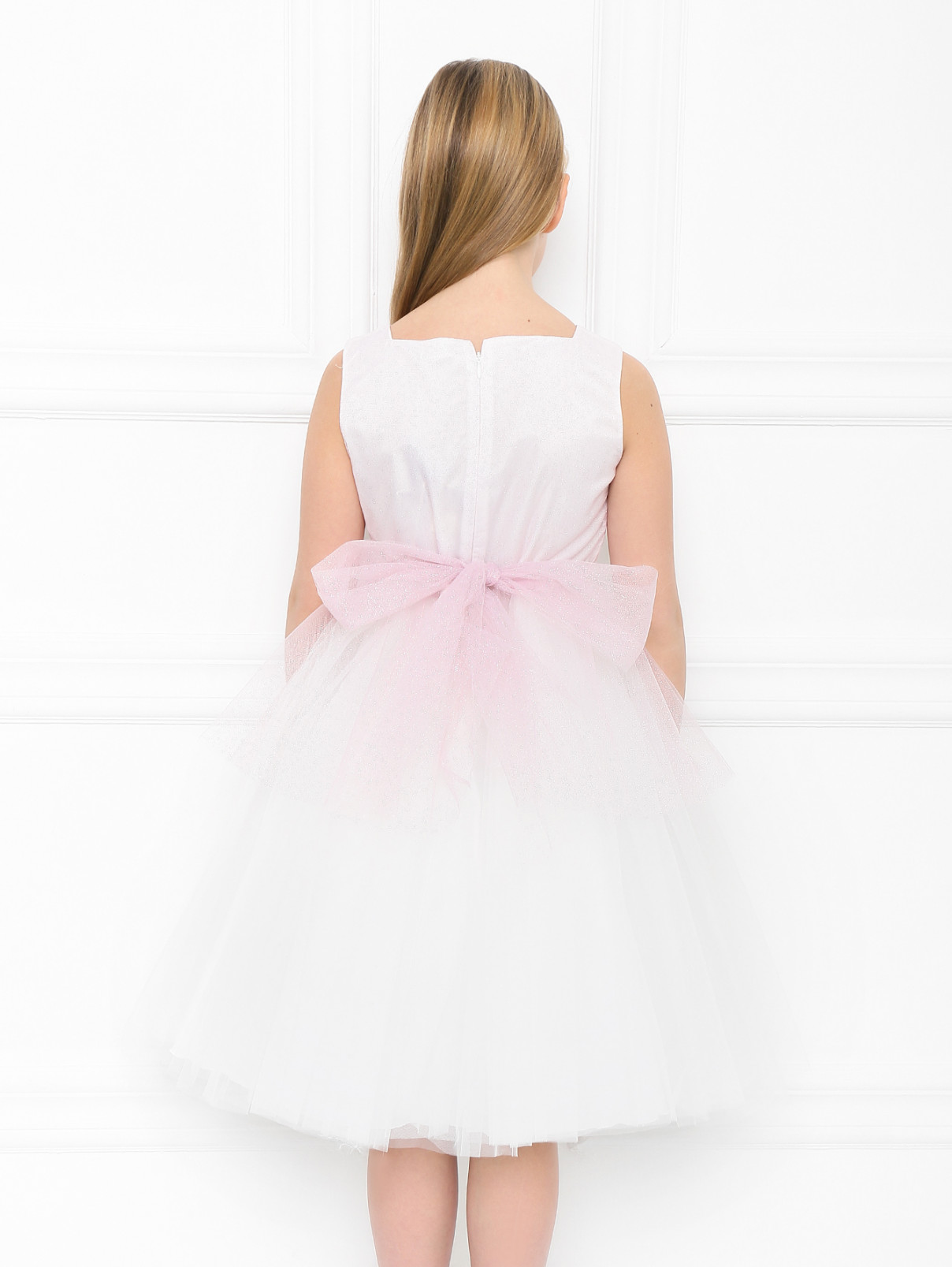 Платье бальное с пышной юбкой Bimbalo  –  МодельВерхНиз1  – Цвет:  Розовый