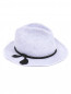 Шляпа с контрастной отделкой Emporio Armani  –  Общий вид