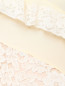 Шелковое платье-макси с кружевными вставками Moschino  –  Деталь