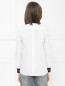 Рубашка из хлопка с контрастной вставкой D&G  –  МодельВерхНиз1