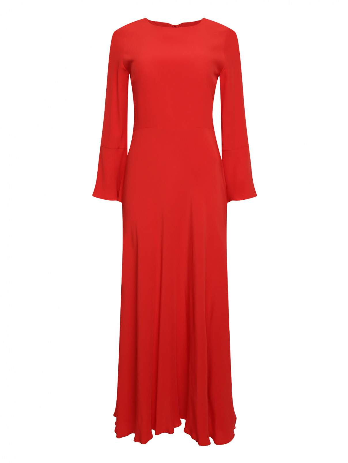 Платье-миди с рукавами 3/4 Paul&Joe  –  Общий вид  – Цвет:  Красный