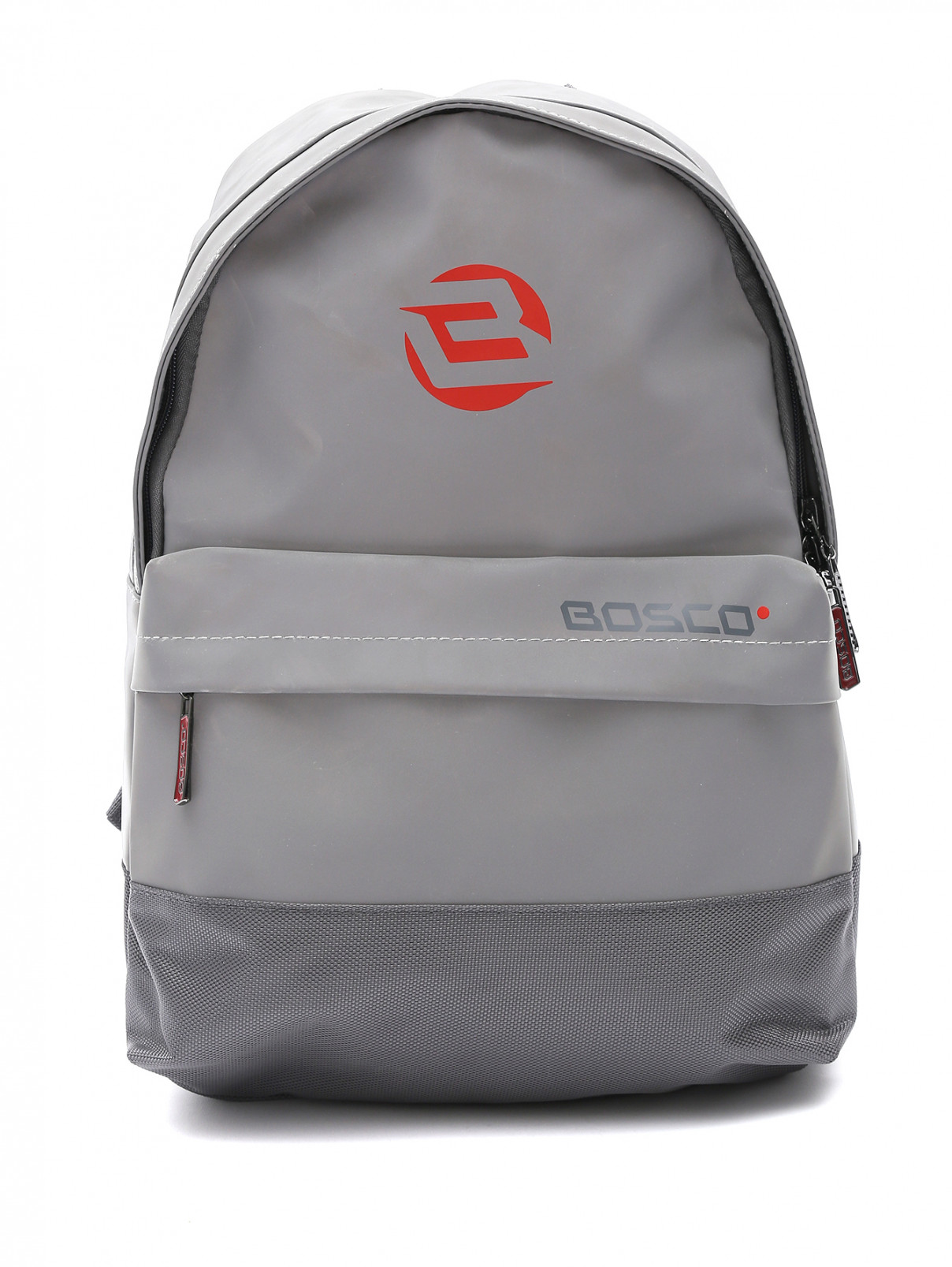 Рюкзак из светоотражающей ткани BOSCO  –  Общий вид  – Цвет:  Серый