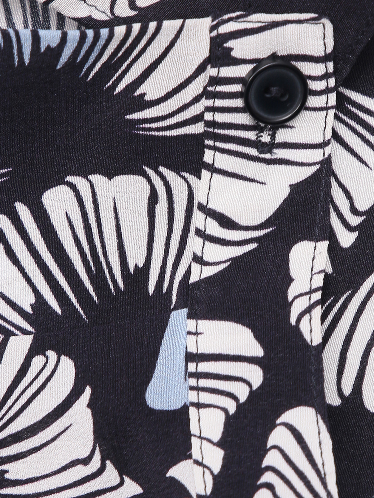 Рубашка из шелка с узором Persona by Marina Rinaldi  –  Деталь  – Цвет:  Узор