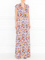 Платье-макси с цветочным узором декорированное кристаллами Kira Plastinina  –  Модель Верх-Низ