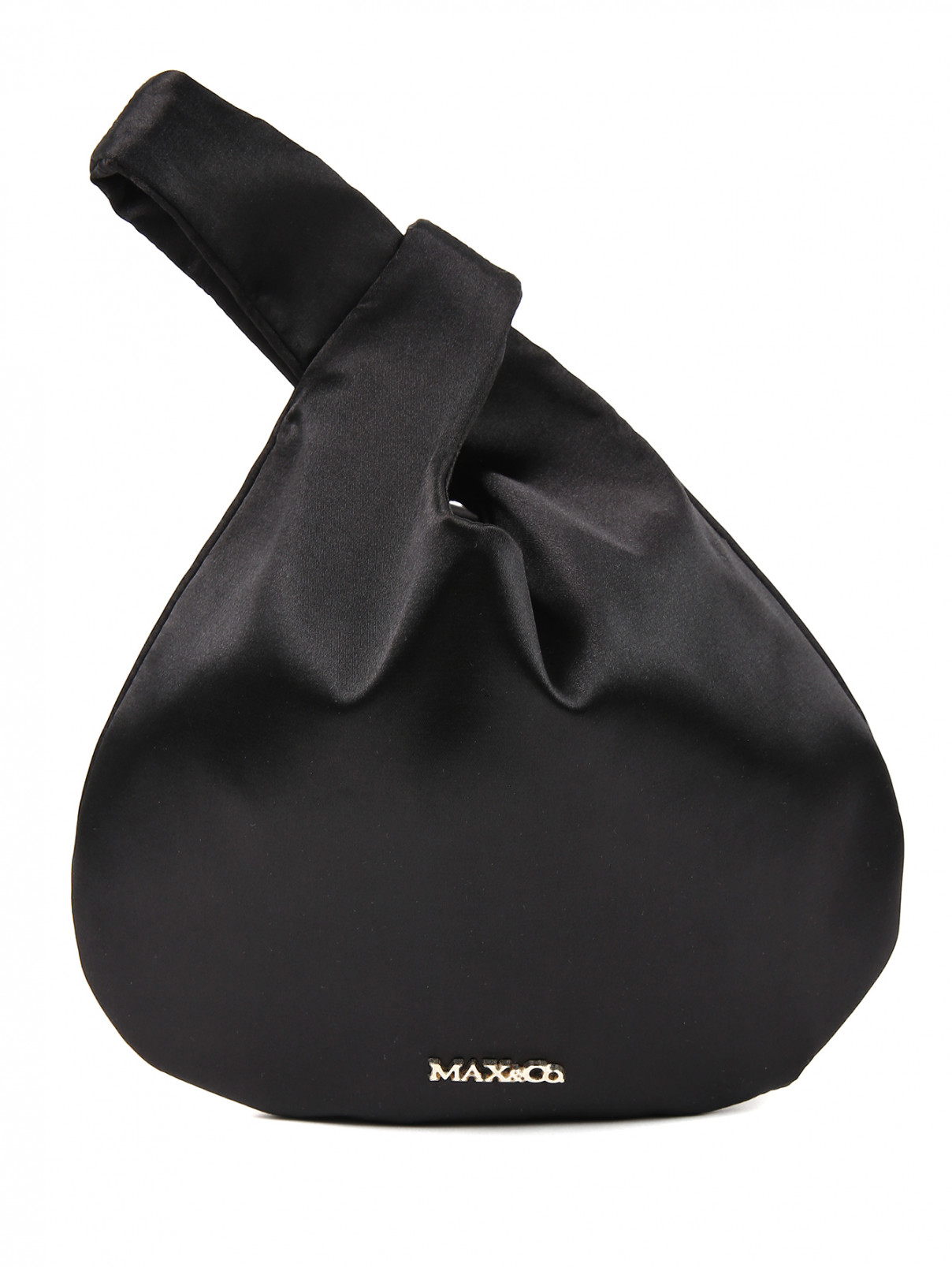 Сумка из текстиля Max&Co  –  Общий вид  – Цвет:  Черный