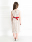 Платье из гипюра с контрастной отделкой и декором MiMiSol  –  МодельВерхНиз1