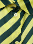 Блуза из шелка свободного кроя с узором полоска Max&Co  –  Деталь