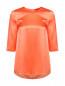 Блуза шелковая прямого кроя Max&Co  –  Общий вид