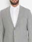 Пиджак из шерсти с узором полоска Boggi  –  МодельОбщийВид1