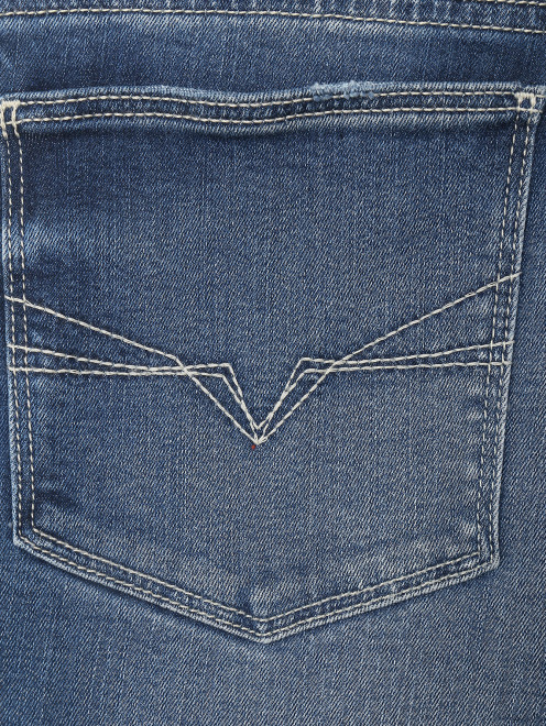 Прямые джинсы с надрезами - Деталь1