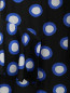 Платье-мини из хлопка и шелка с узором "горох" Moschino Boutique  –  Деталь1