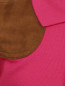 Поло из хлопка с вышивкой и контрастной вставкой Ralph Lauren  –  Деталь1
