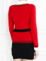 Платье мелкой вязки с контрастным принтом Moschino Couture  –  Модель Верх-Низ1