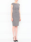 Платье-футляр без рукавов с драпировкой Alberta Ferretti  –  Модель Общий вид